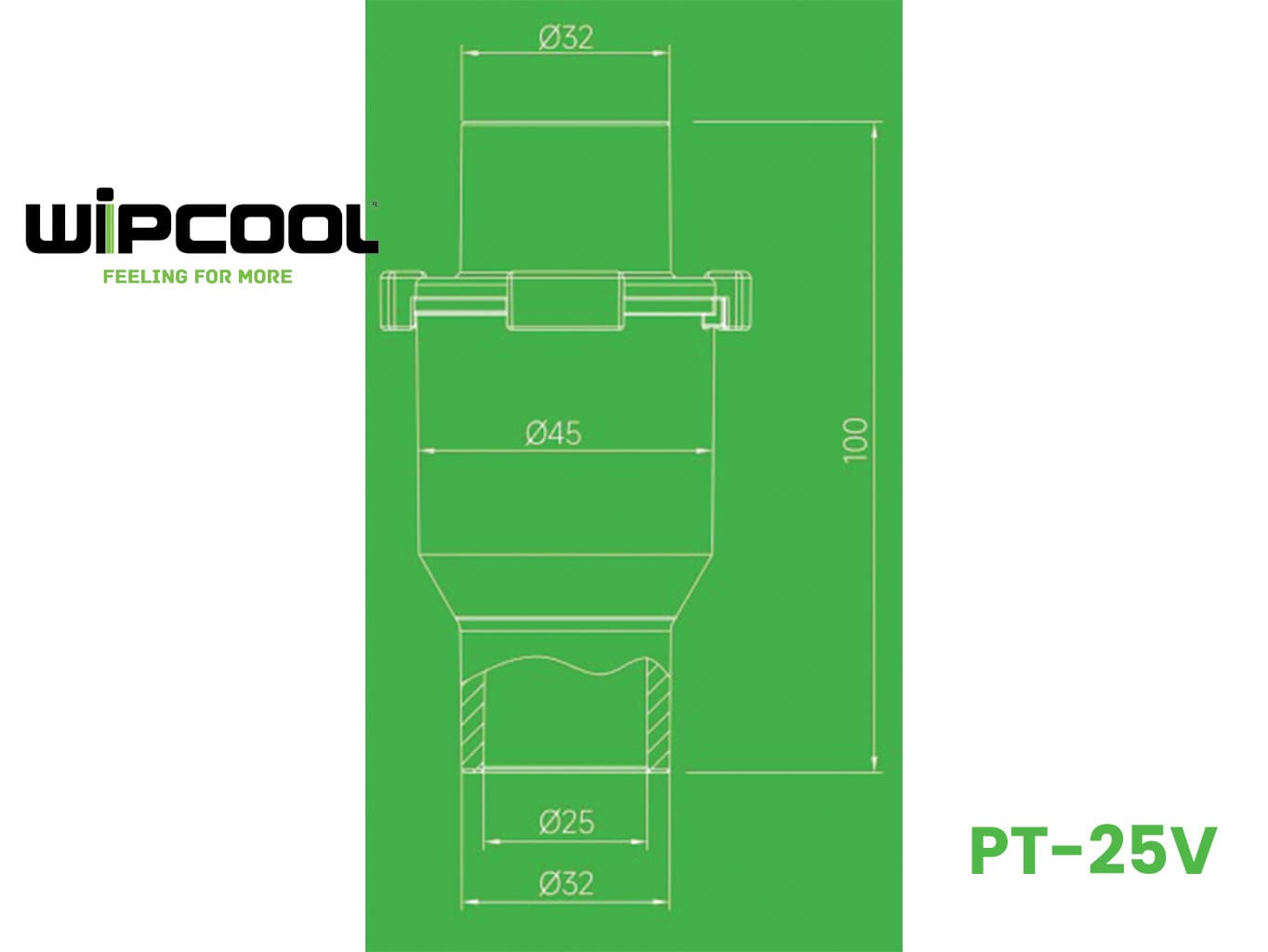 Sifon Wipcool PT-25V 4